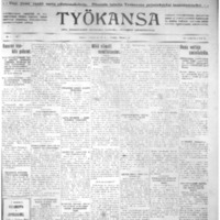 Työkansa, January 23, 1912.