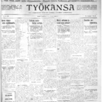 Työkansa, January 16, 1912.