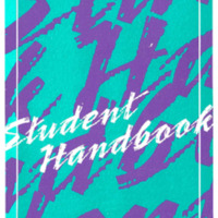 Student Handbook, 1992-1993