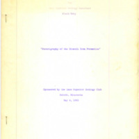 Institute on Lake Superior Geology: Proceedings, 1963