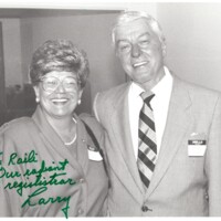 Raili Virta Charnesky and Larry South